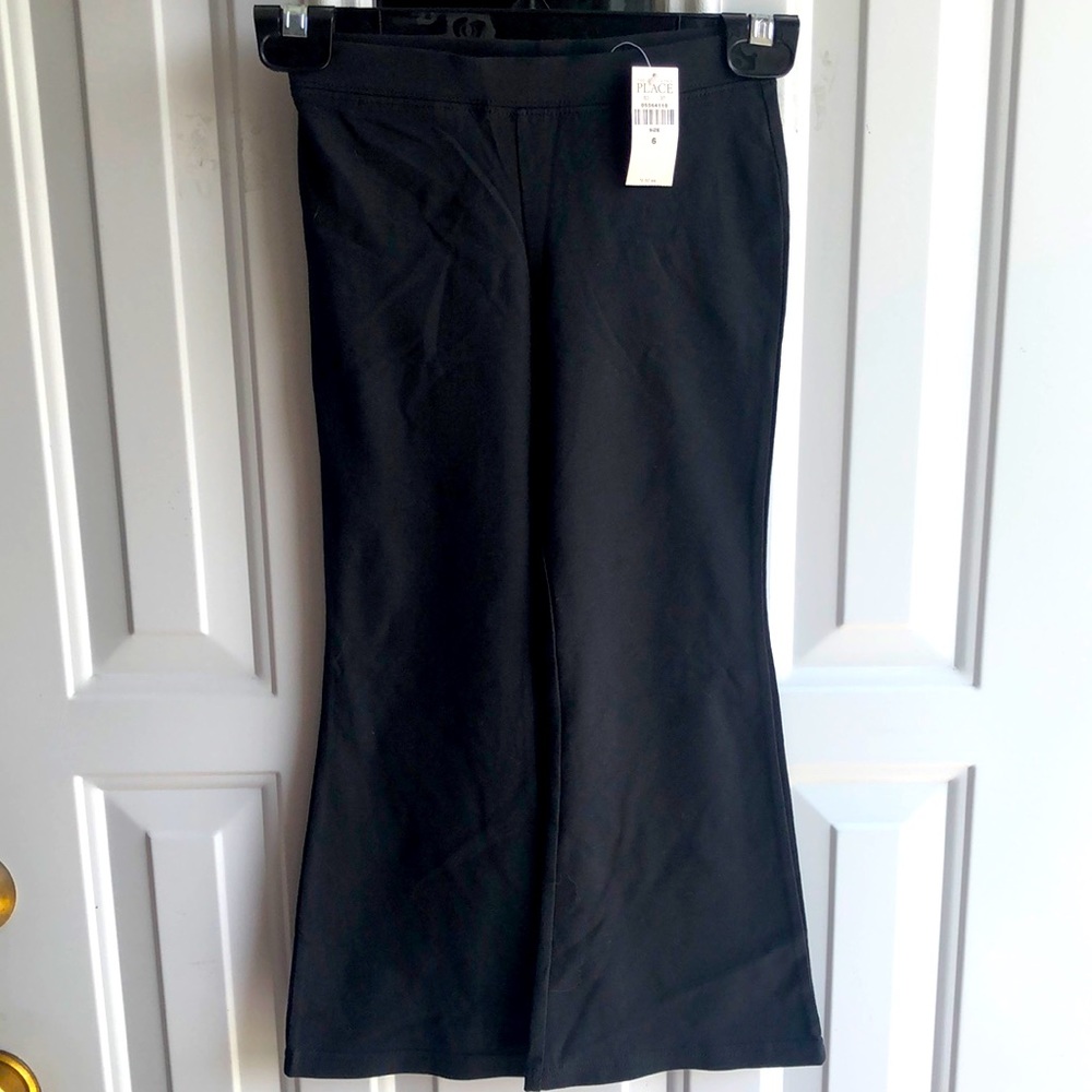 Girl’s size 6 black yoga pants NWT